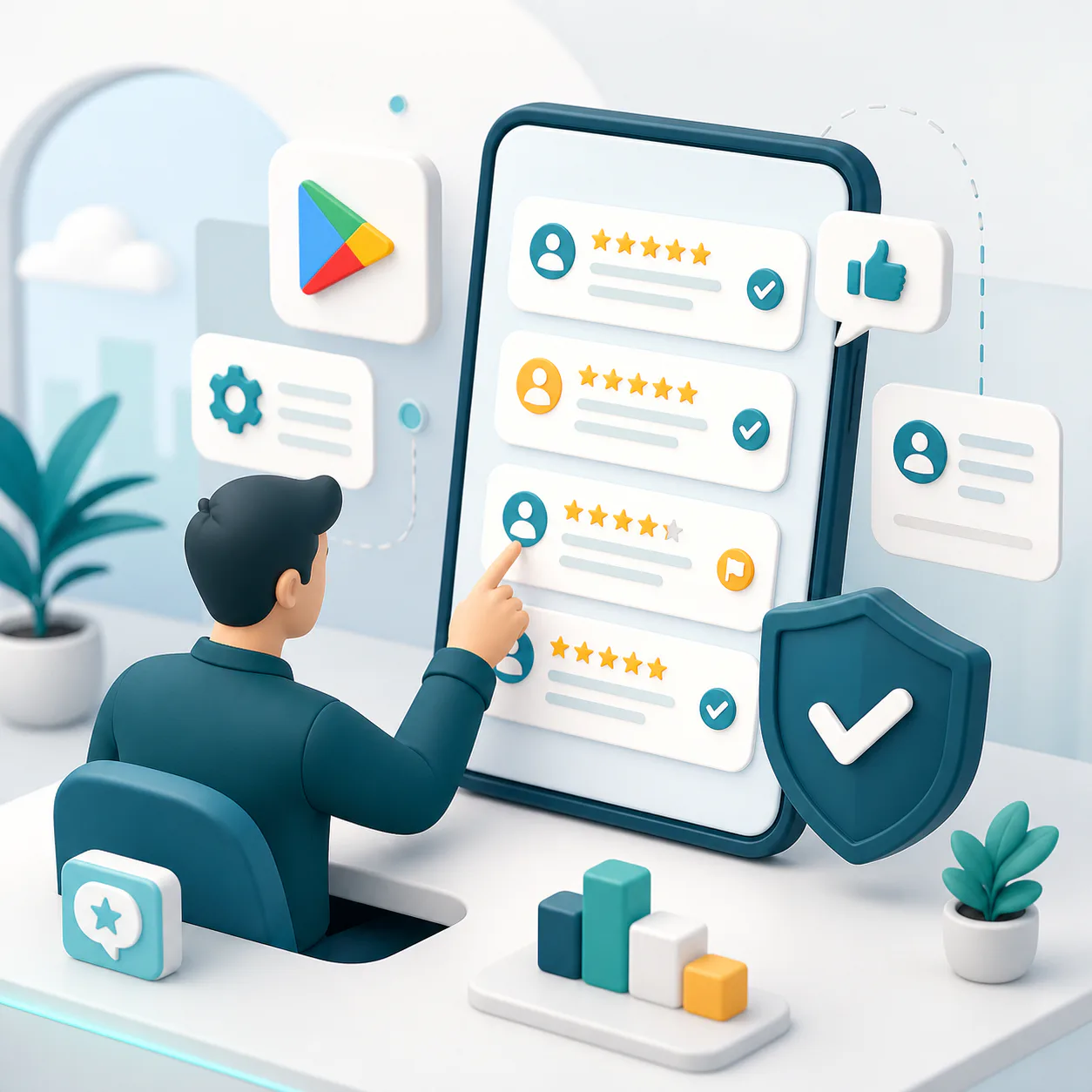 Клиентский опыт работы с отзывами на Google Play